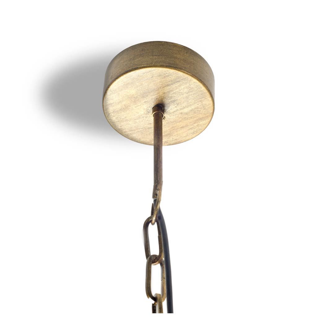 Lustre en perles de bois Pendra