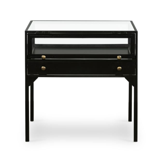 Table d'appoint boîte à ombres