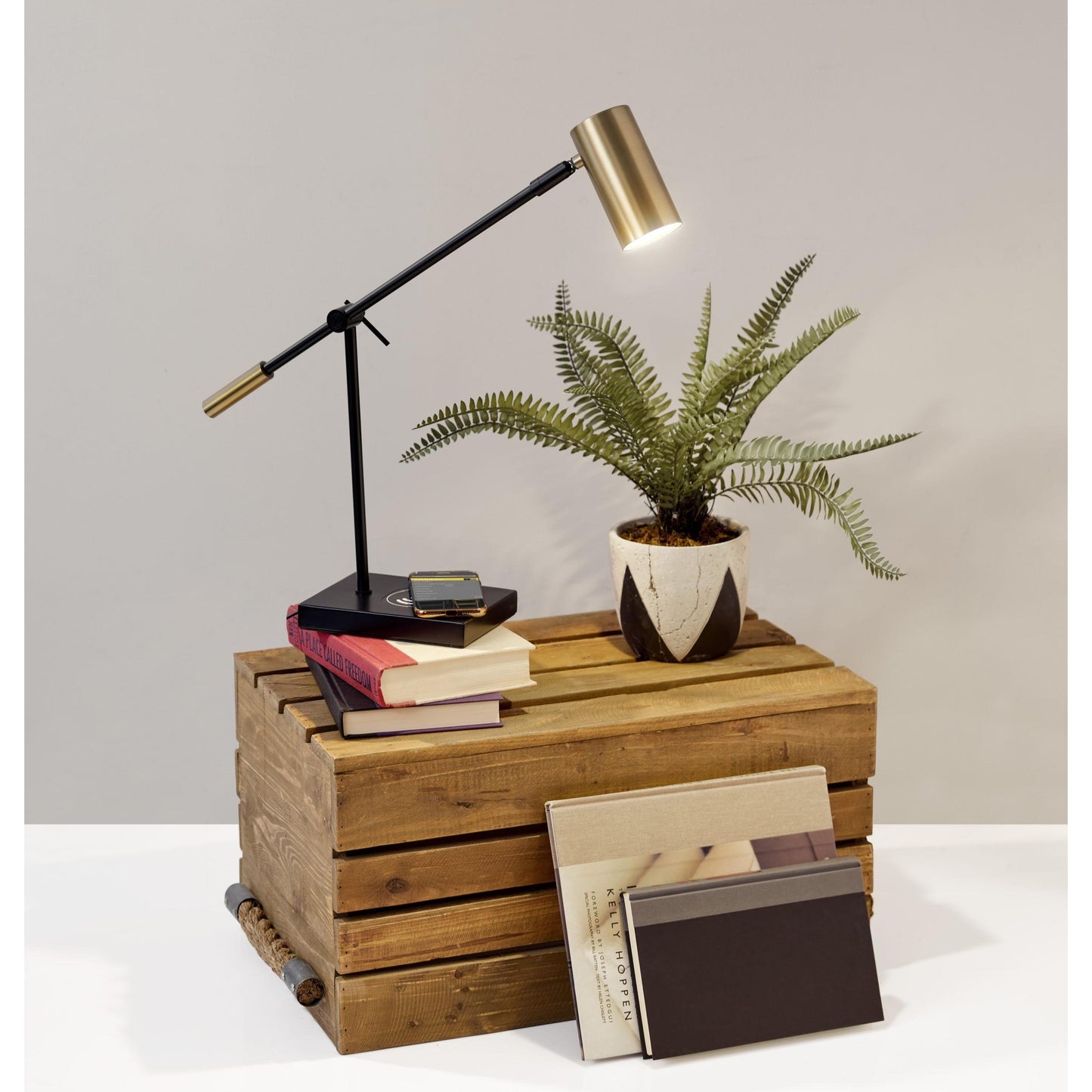 Lampe de bureau LED Colette Charge