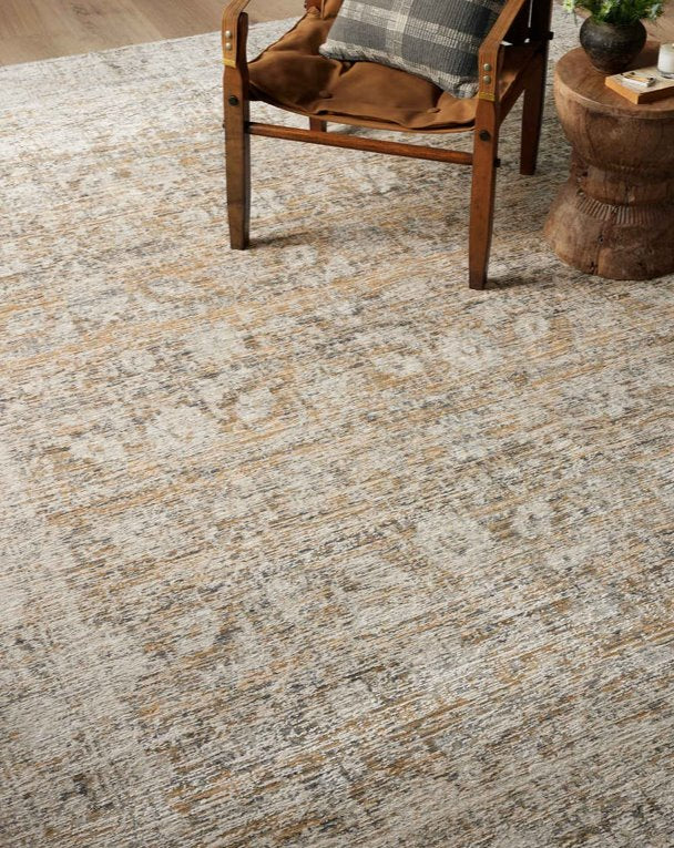 Tapis Alie couleur or/beige