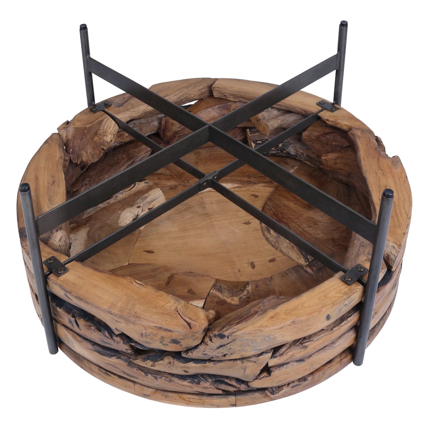 Table basse Bardo en teck recyclé