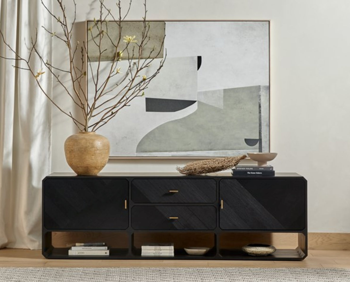 Console multimédia caspienne