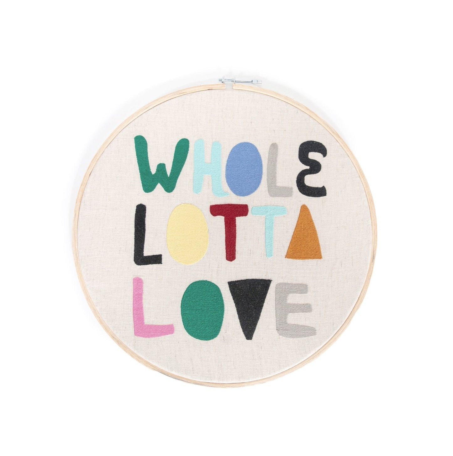 Cercle à broder « Whole Lotta Love »