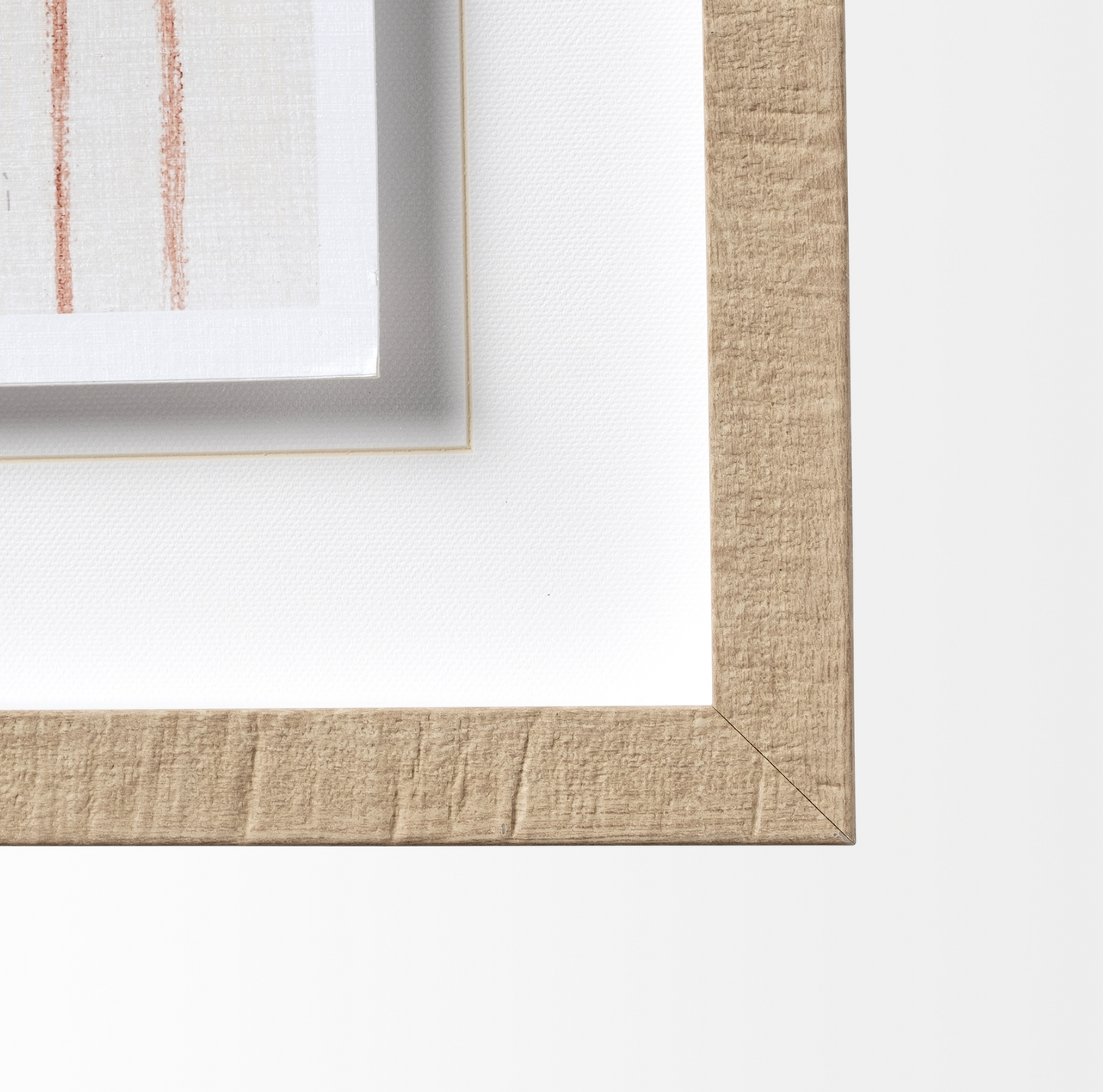 Cuisine en sac de farine, art encadré