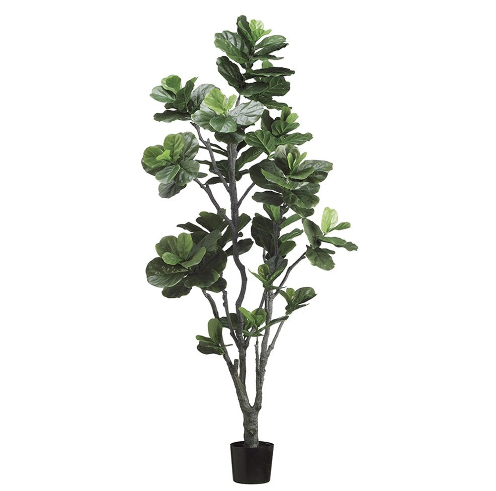 Figuier à feuilles de violon artificiel de 2,13 m