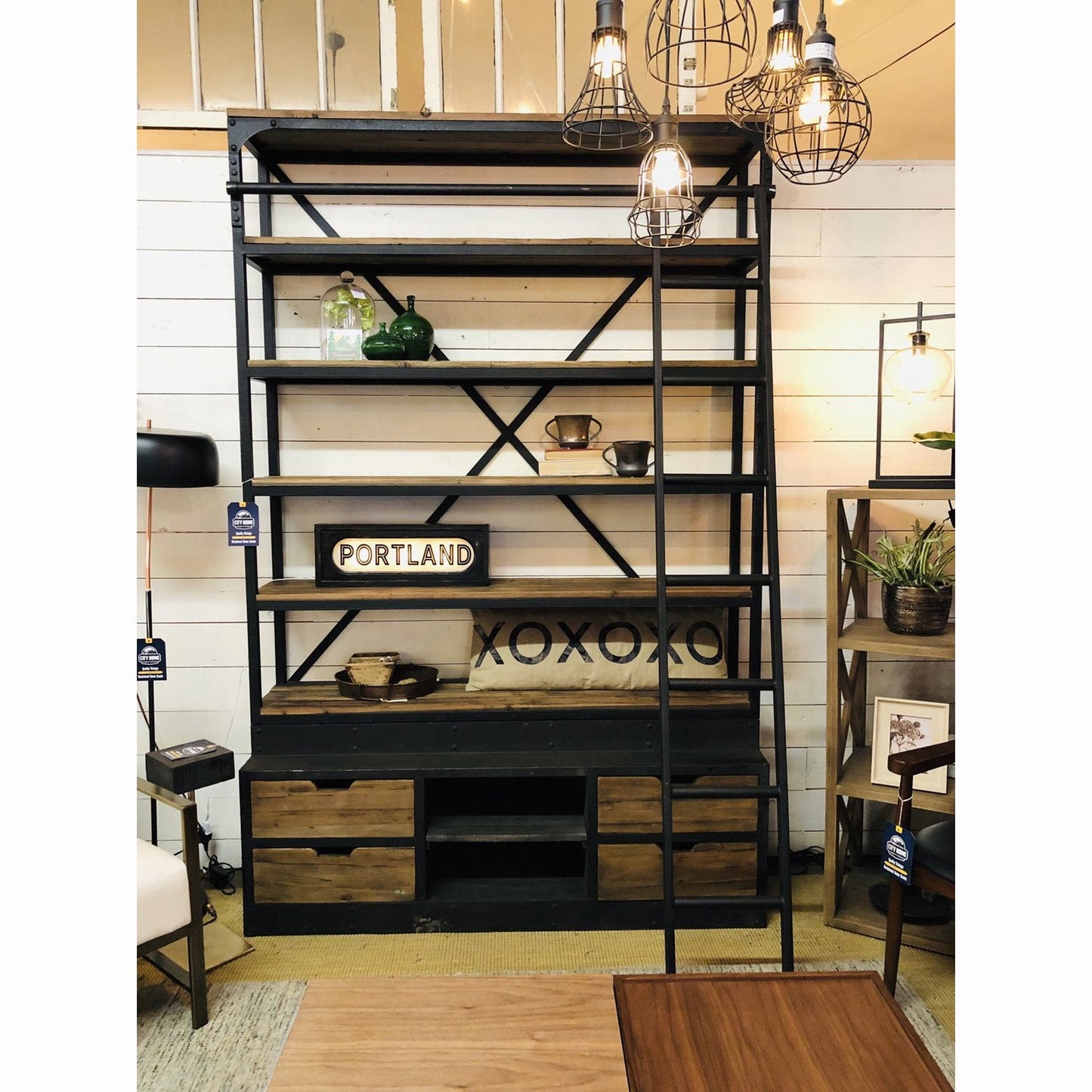 Enseigne lumineuse de style vintage Portland