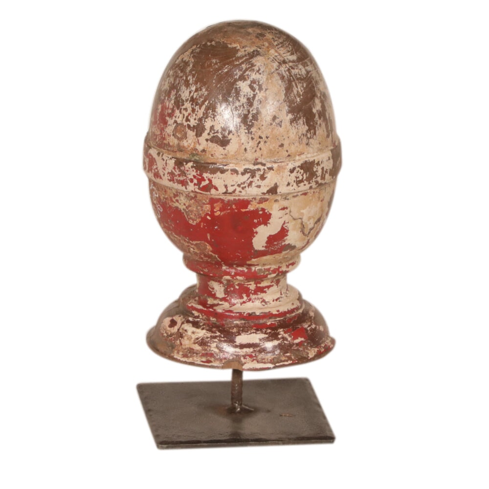 Support en bois et en fer fabriqué à la main