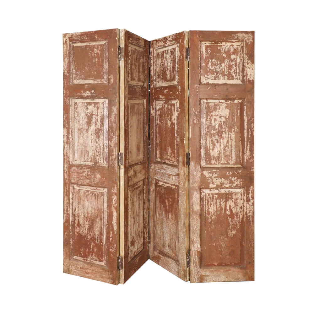 Paravent pliant en teck