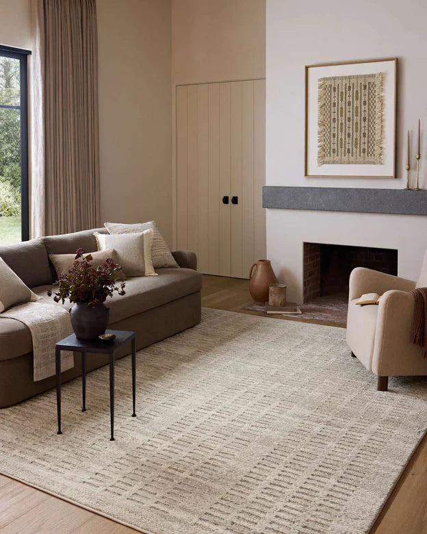 Tapis Monty couleur ivoire/beige