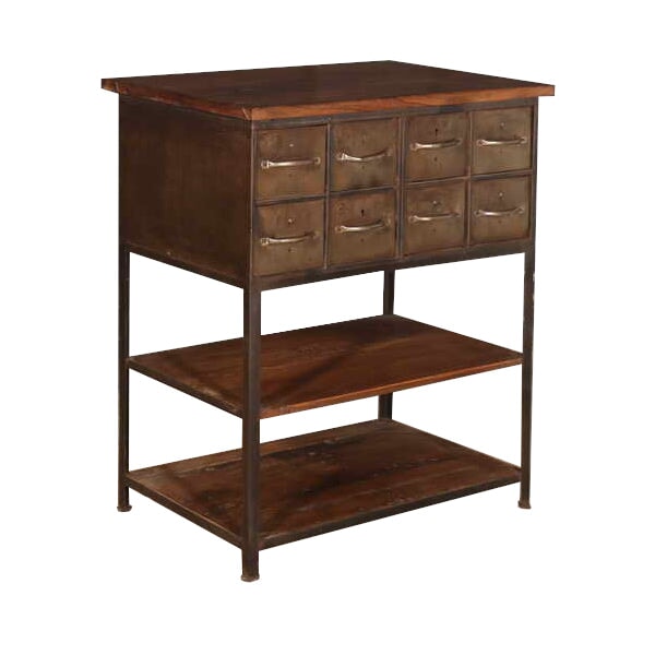 Armoire à casiers récupérée