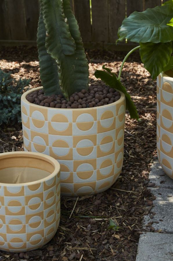 Jardinière cadran solaire