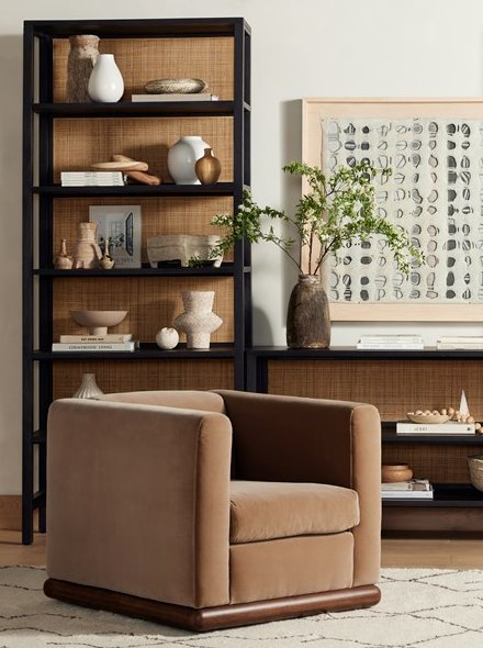 Fauteuil pivotant Elizabeth