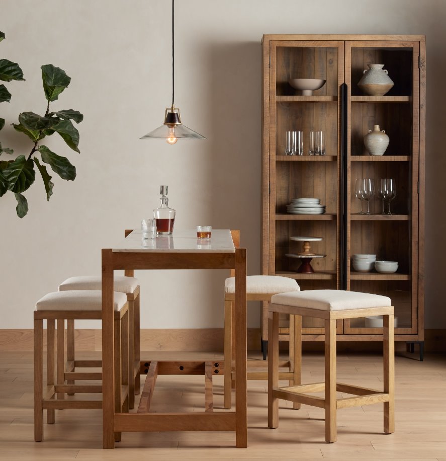 Bar Scout et table de comptoir