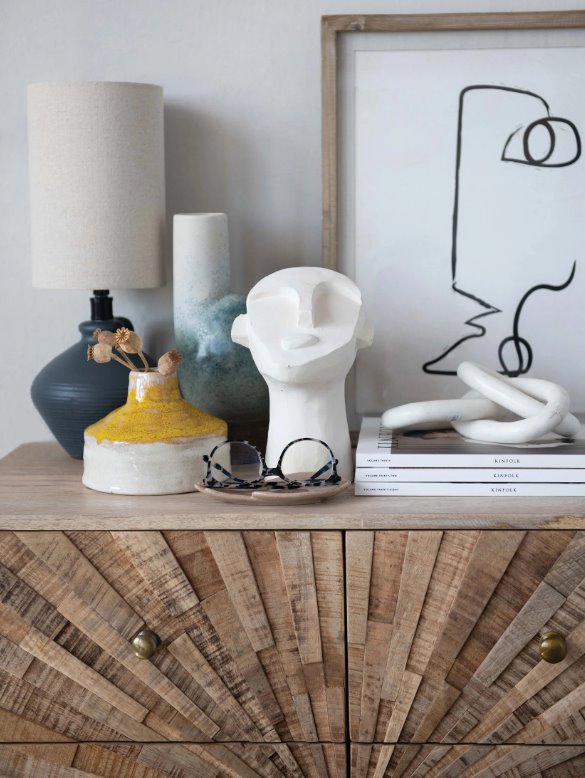 Décoration de façade en ciment