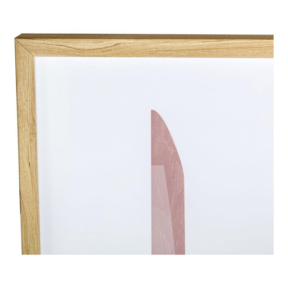 Art mural abstrait encadré plein de vie