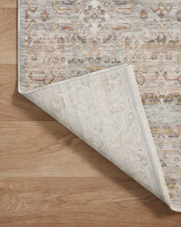 Tapis Amber Lewis x Loloi Zuma argenté/multicolore