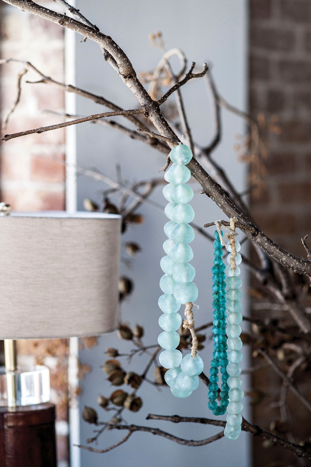 Perles de verre recyclées