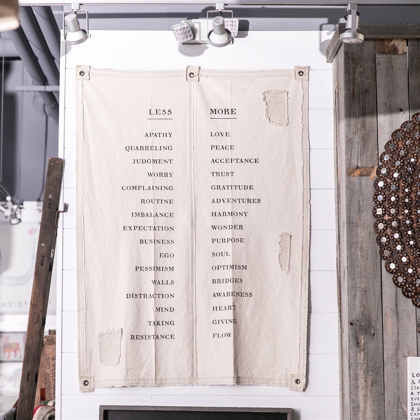 Décoration murale Less/More Print