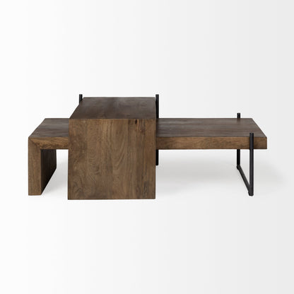 Ensemble de tables basses gigognes Maddox