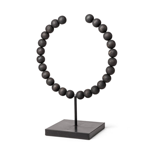 Sculpture de la sphère noire de Tulane