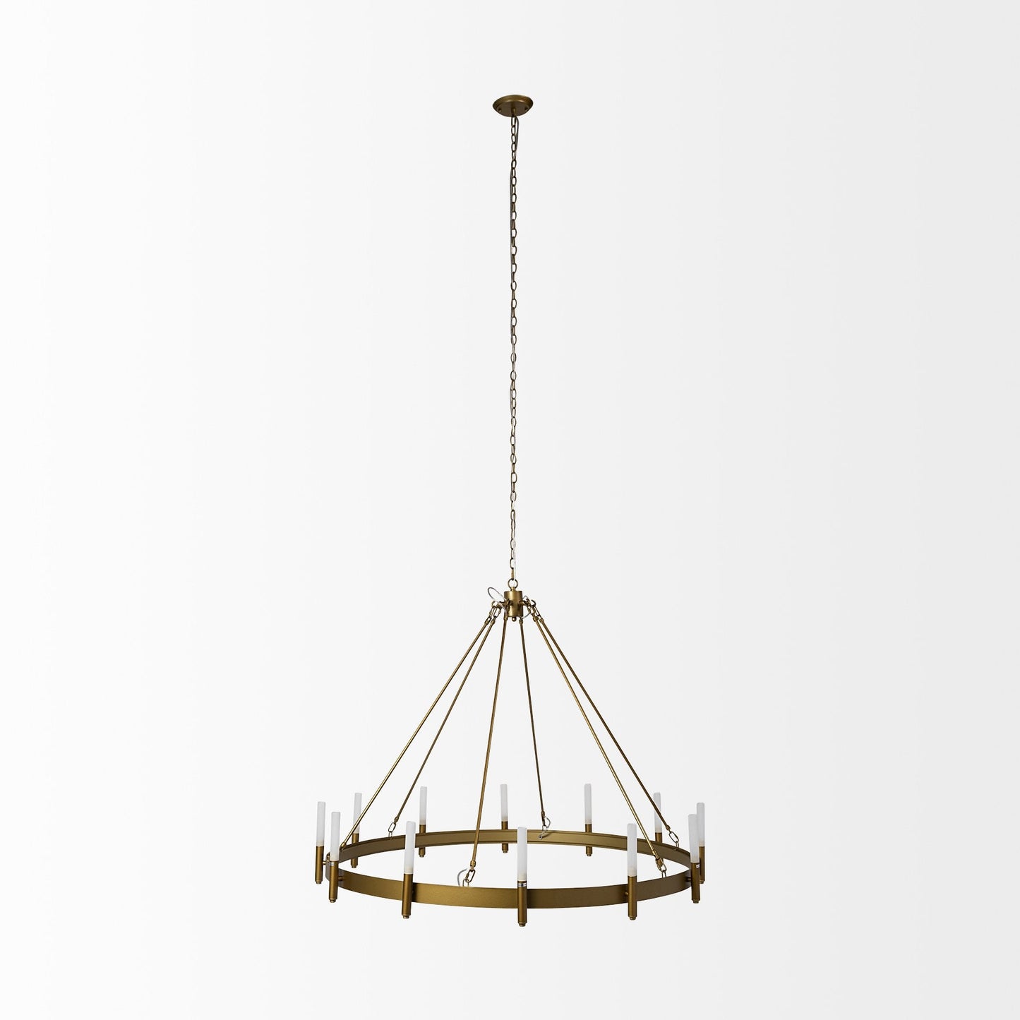 Lustre en métal Decamp