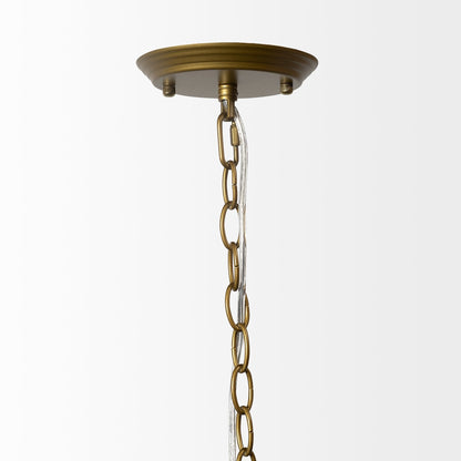 Lustre en métal Decamp