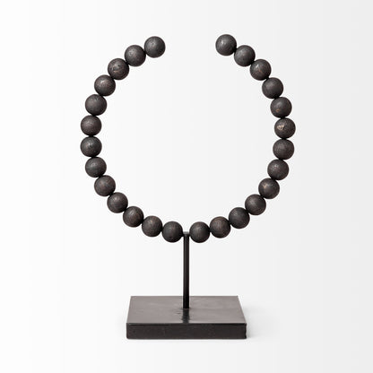 Sculpture de la sphère noire de Tulane