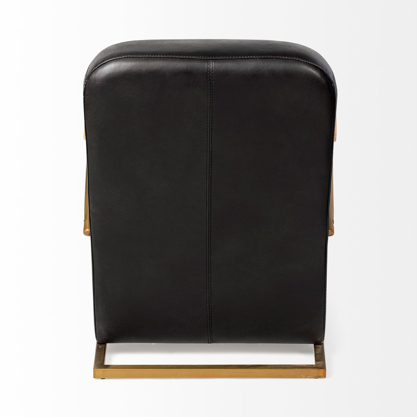 Fauteuil d'appoint en cuir Horace