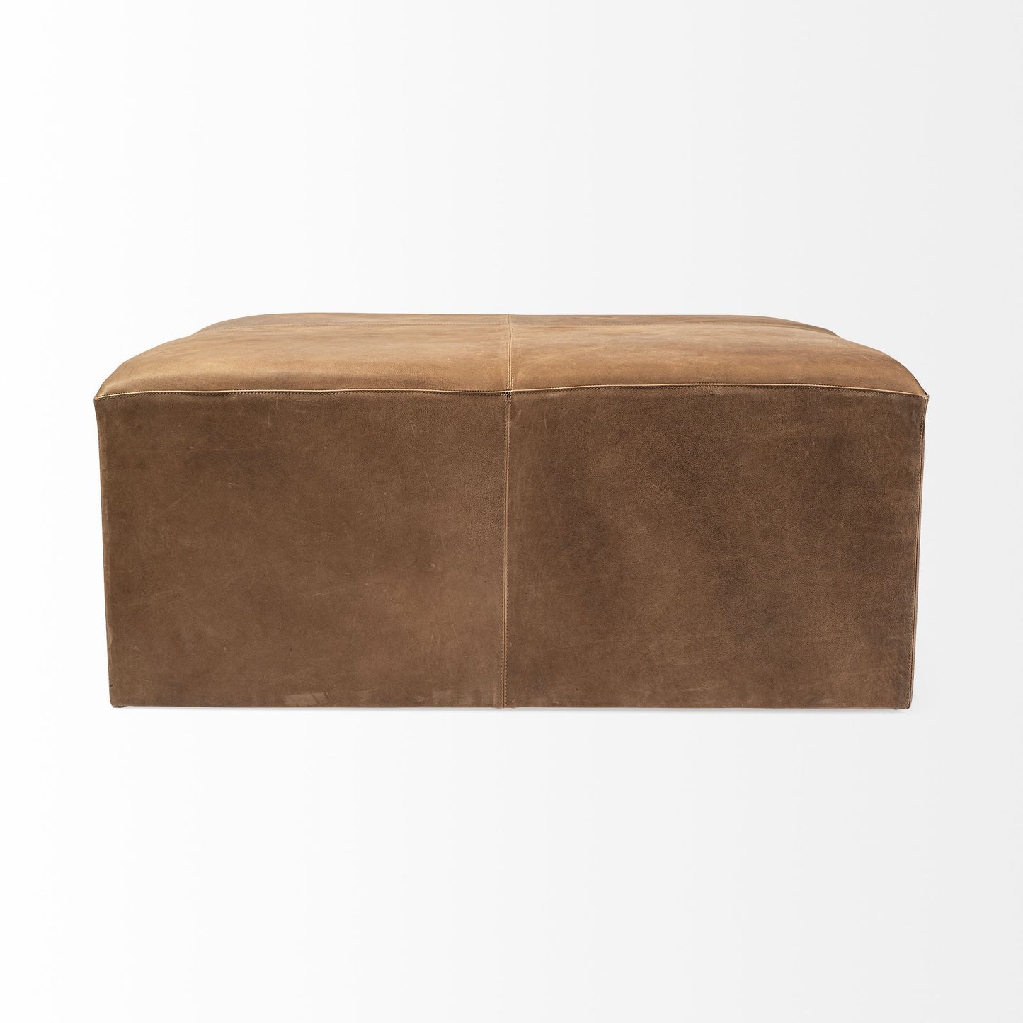 Pouf en cuir Minara