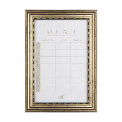 Menu I Décoration murale encadrée