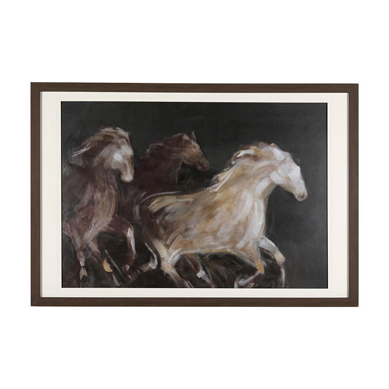 Tableau encadré Running Wild