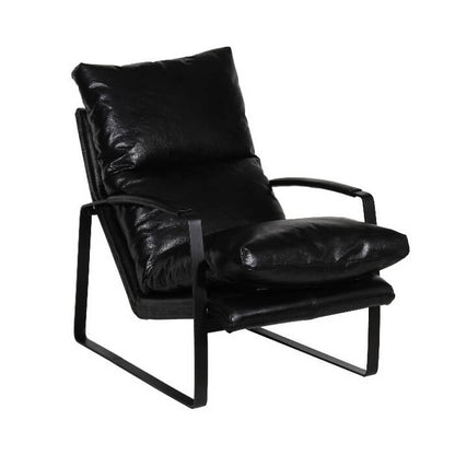 Fauteuil d'appoint en cuir Eugene