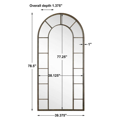 Miroir arqué pleine longueur Dillingham