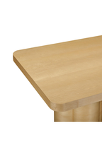 Table à manger en frêne Nookara, naturel