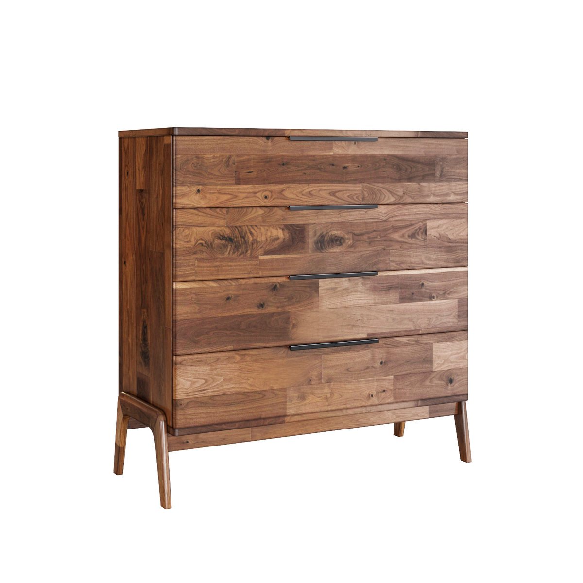Commode en bois remixée