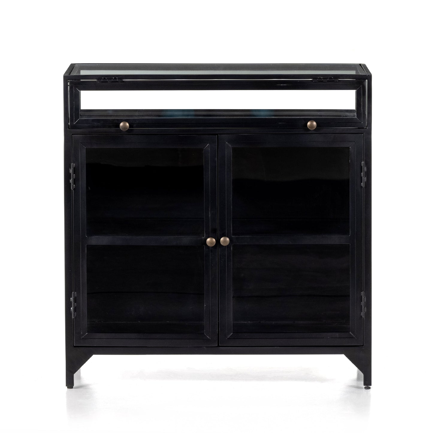 Armoire d'entrée à vitrine