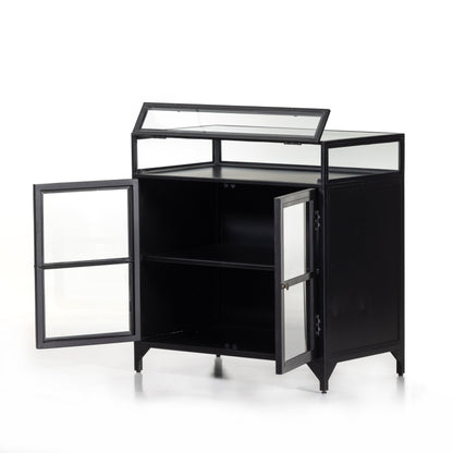 Armoire d'entrée à vitrine