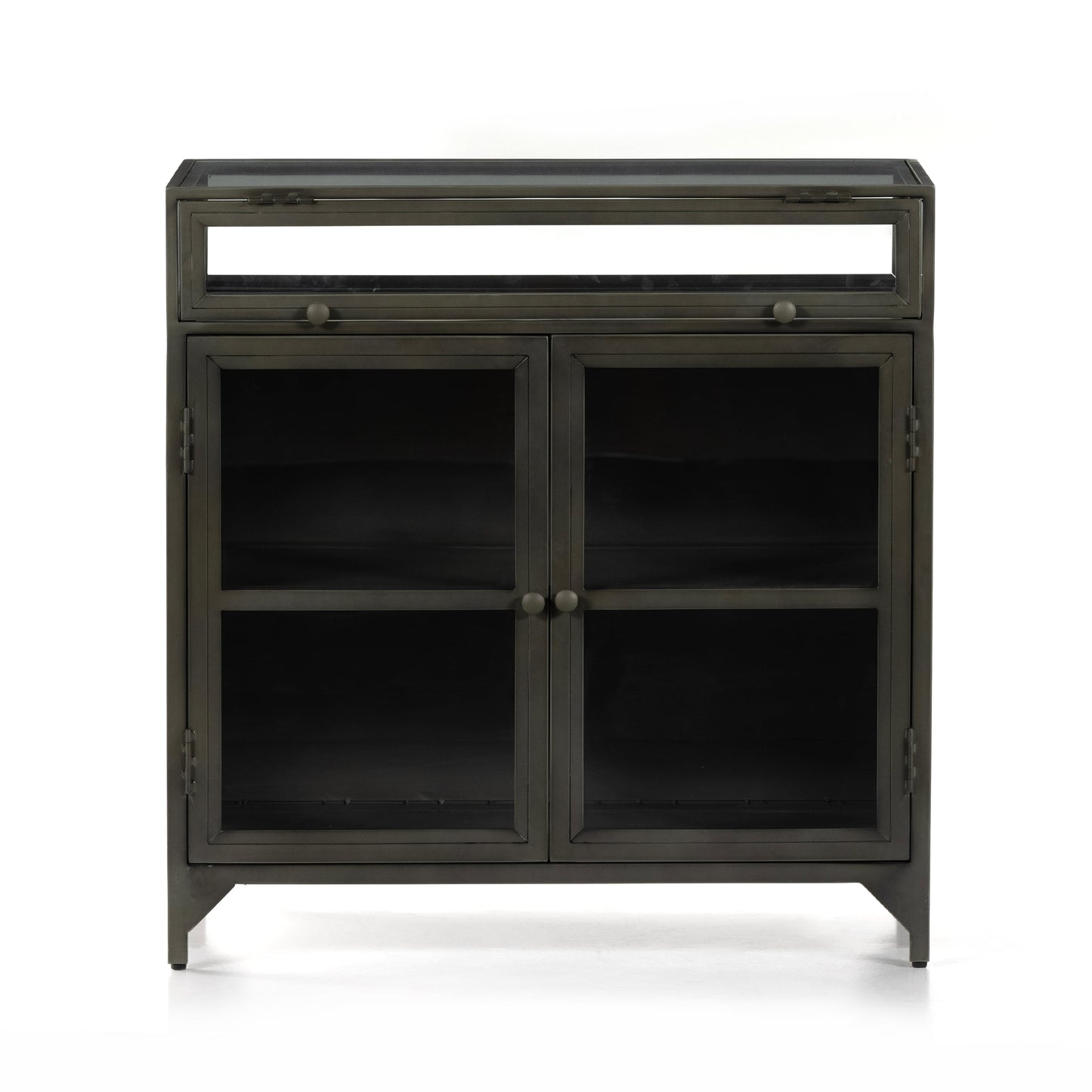 Armoire d'entrée à vitrine