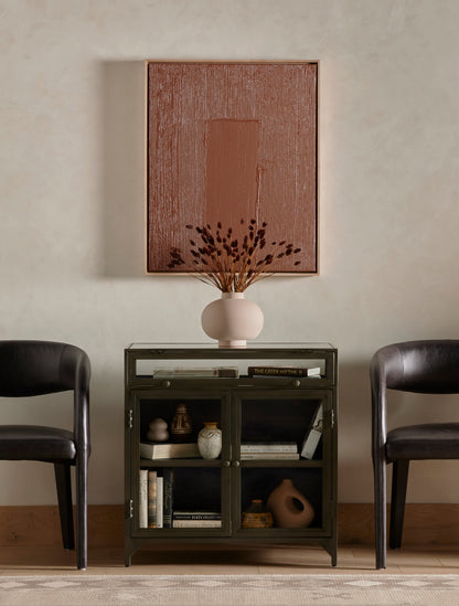 Armoire d'entrée à vitrine