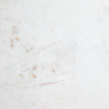 Table d'appoint Rondell en marbre blanc adouci