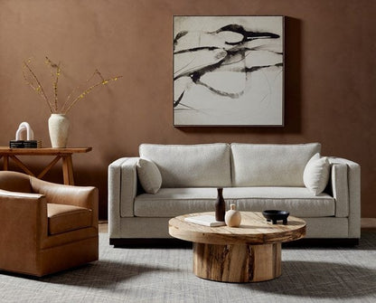 Table basse Hudson sur piédestal