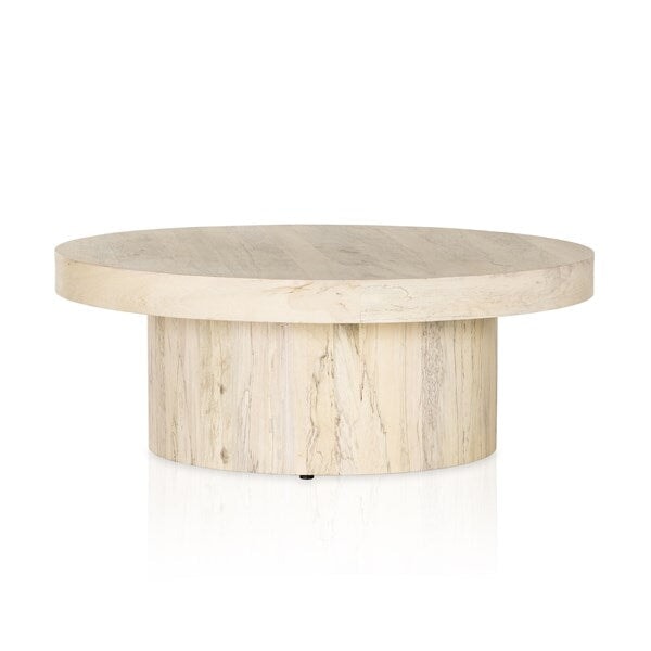 Table basse Hudson sur piédestal