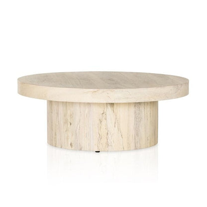 Table basse Hudson sur piédestal