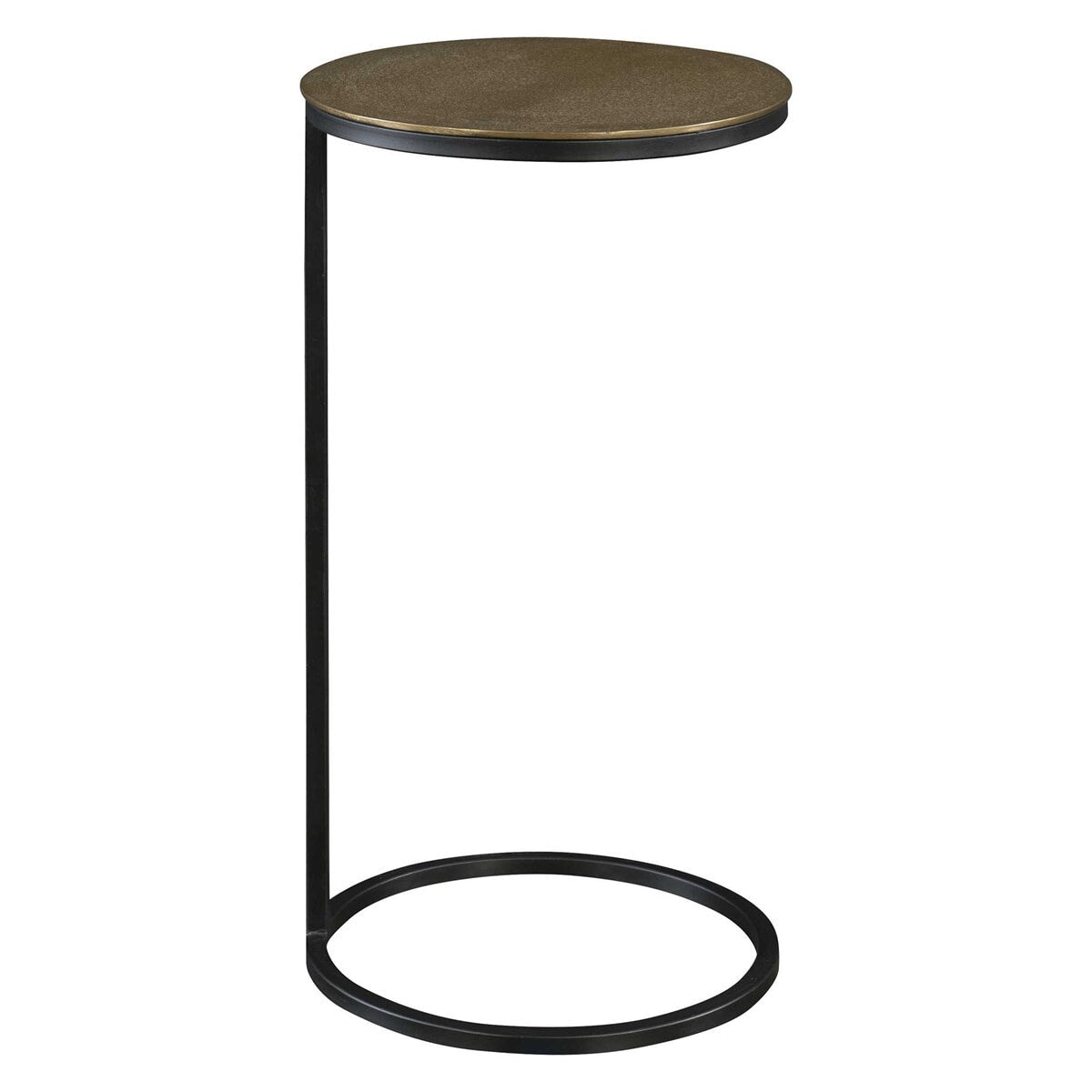 Table d'appoint Brunei en or et noir