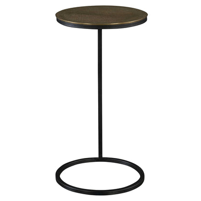 Table d'appoint Brunei en or et noir