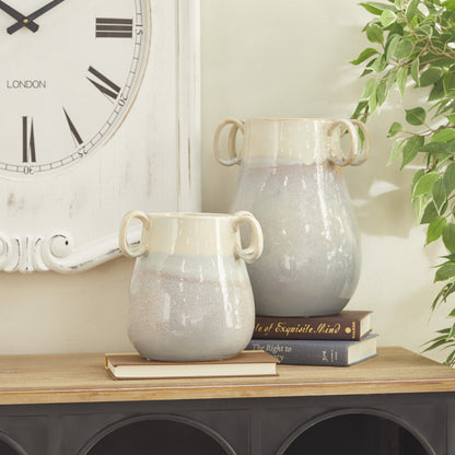 Vase en céramique avec anses