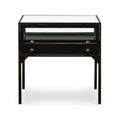 Table d'appoint boîte à ombres