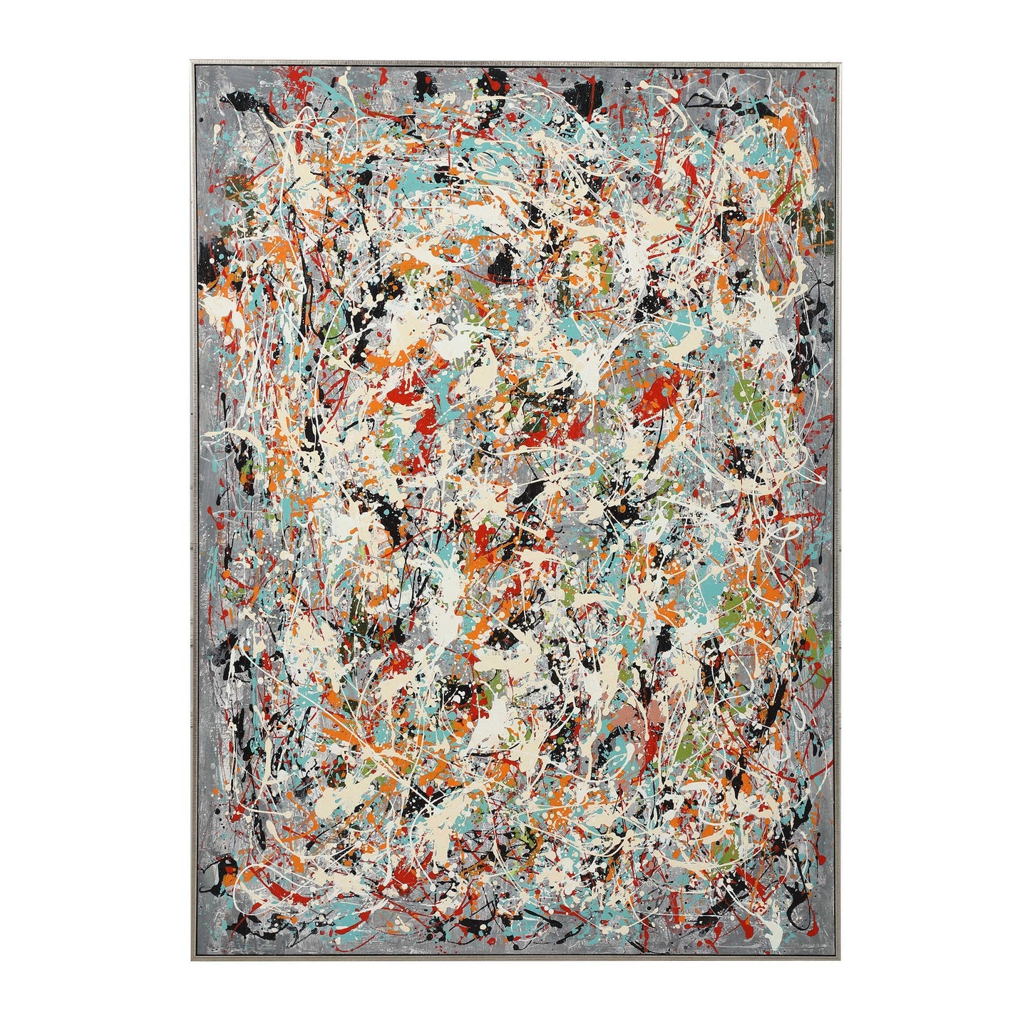 Tableau encadré Chaos organisé