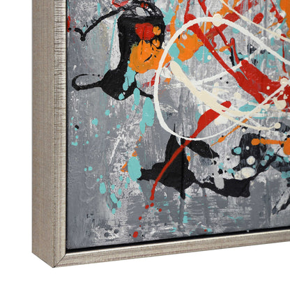 Tableau encadré Chaos organisé