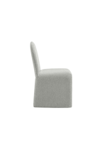 Chaise de salle à manger sans accoudoirs Riviera Boucle, gris tourterelle